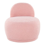 Kimi Accent Chair - Pink Sherpa