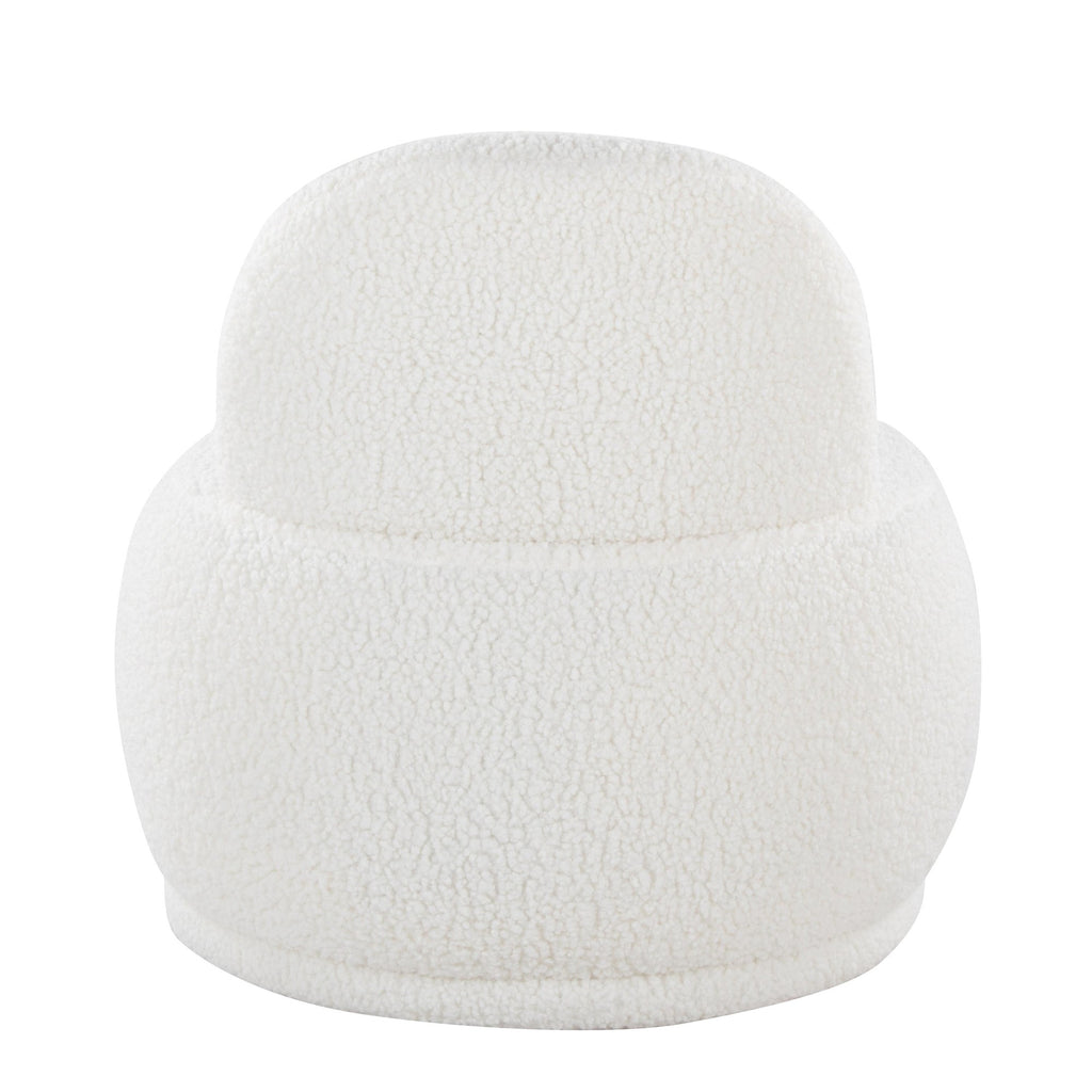Kimi Accent Chair - White Sherpa