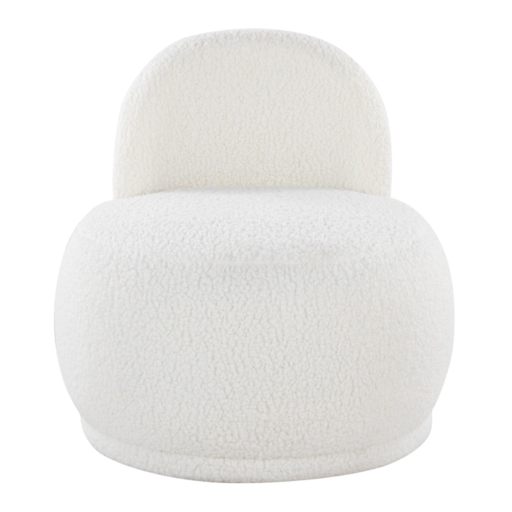 Kimi Accent Chair - White Sherpa