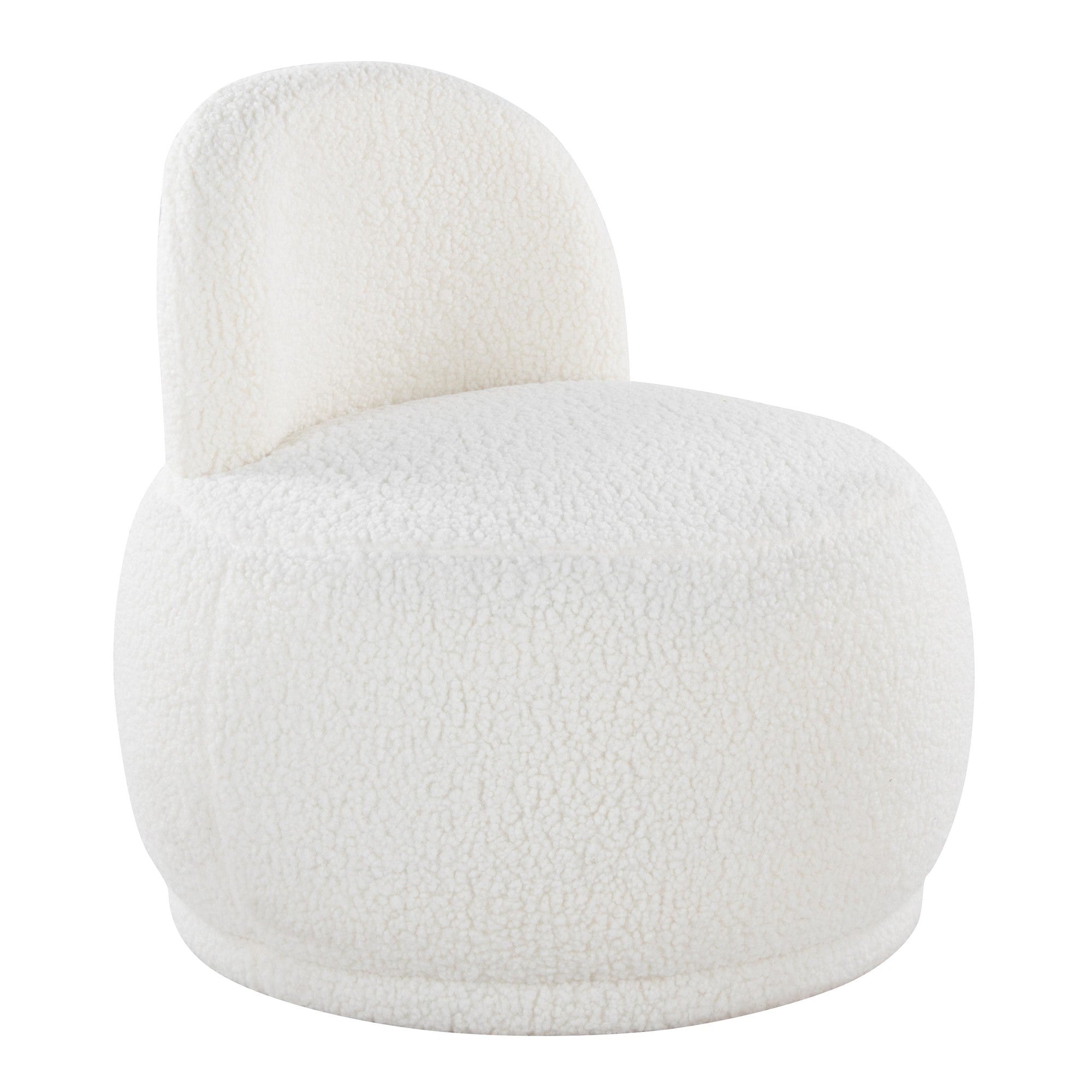 Kimi Accent Chair - White Sherpa