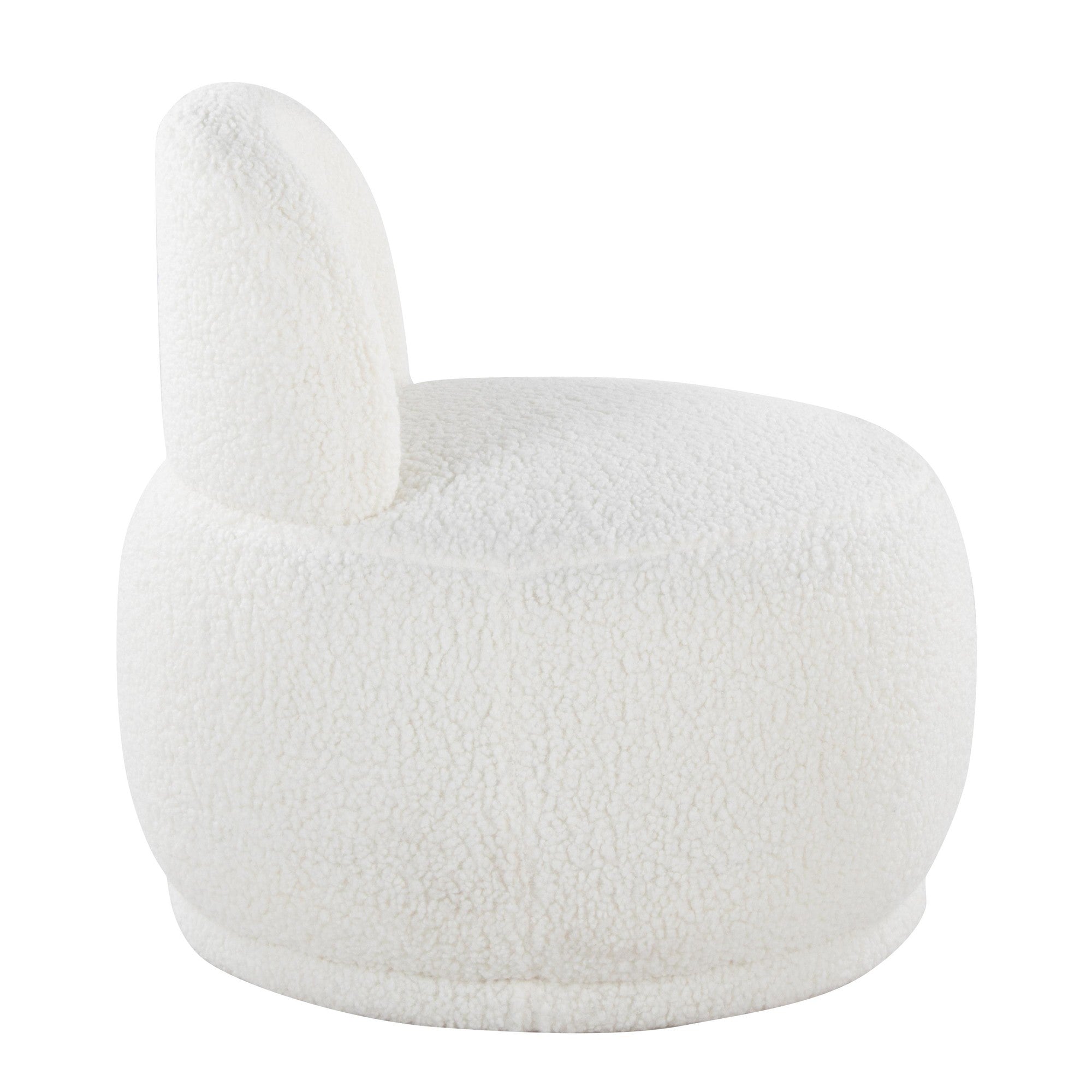 Kimi Accent Chair - White Sherpa
