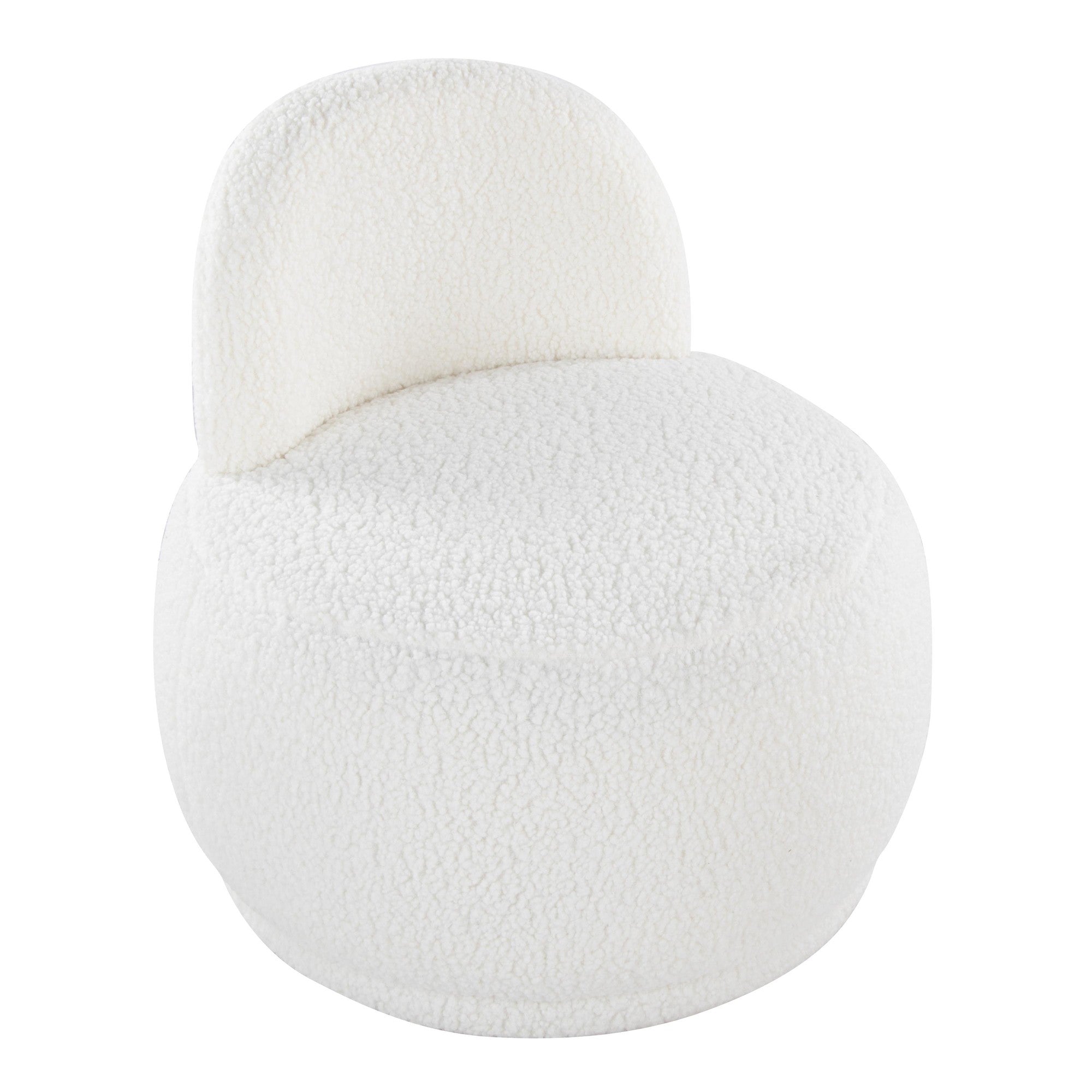 Kimi Accent Chair - White Sherpa