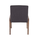 Carmen Chair - Set of 2 - Whitewashed Wood, Grey Fabric