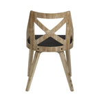 Charlotte Chair - Set of 2 - Whitewashed Wood, Charcoal Fabric
