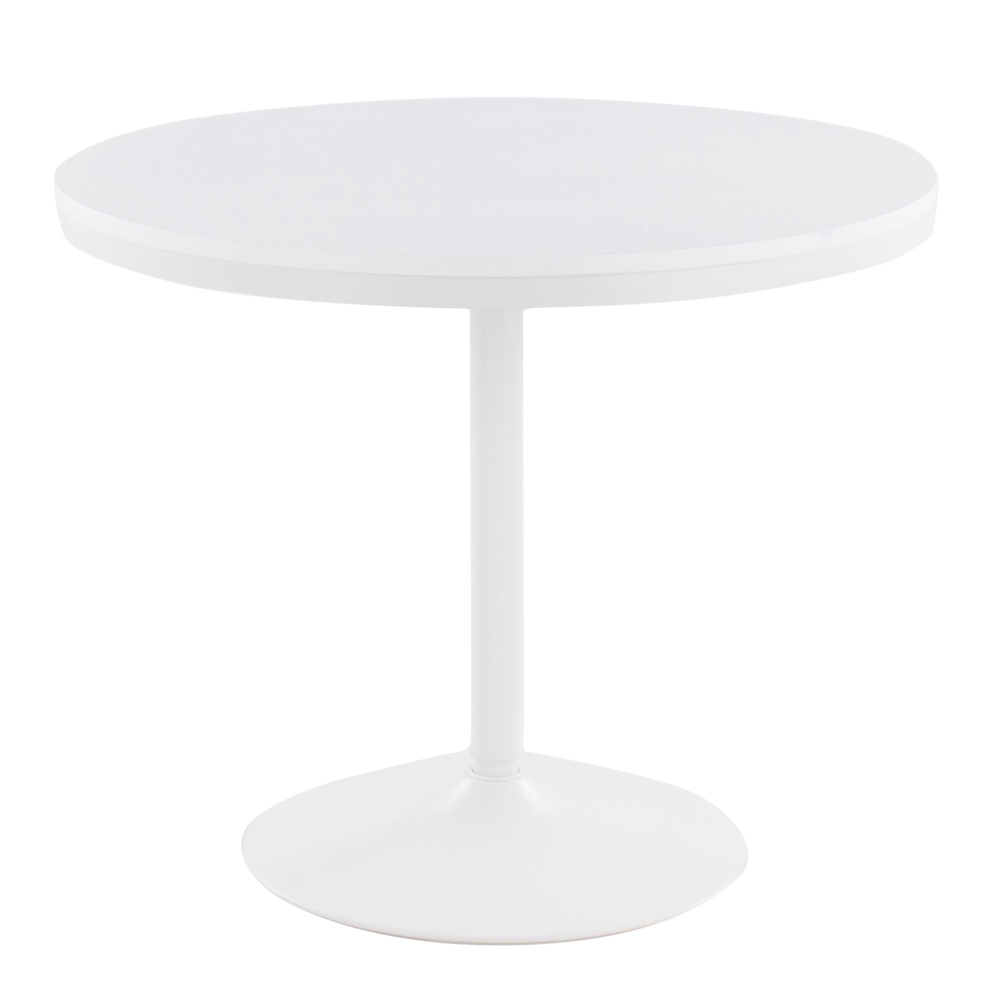 Dakota-savannah Dining Set - 5 Piece - White Steel, White Wood, Copper Metal, Whitewashed Wood,cream Noise Fabric