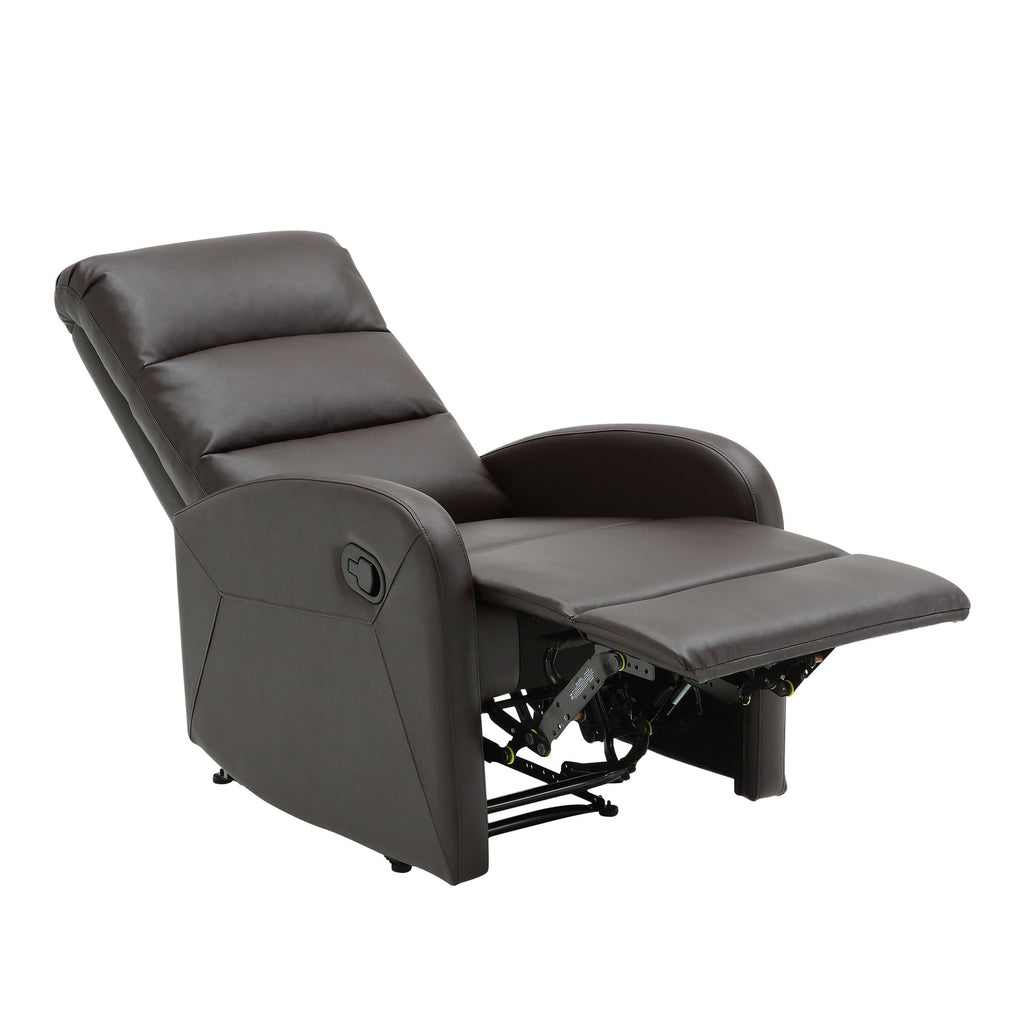 Dormi Recliner Chair - Brown PU