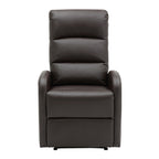 Dormi Recliner Chair - Brown PU