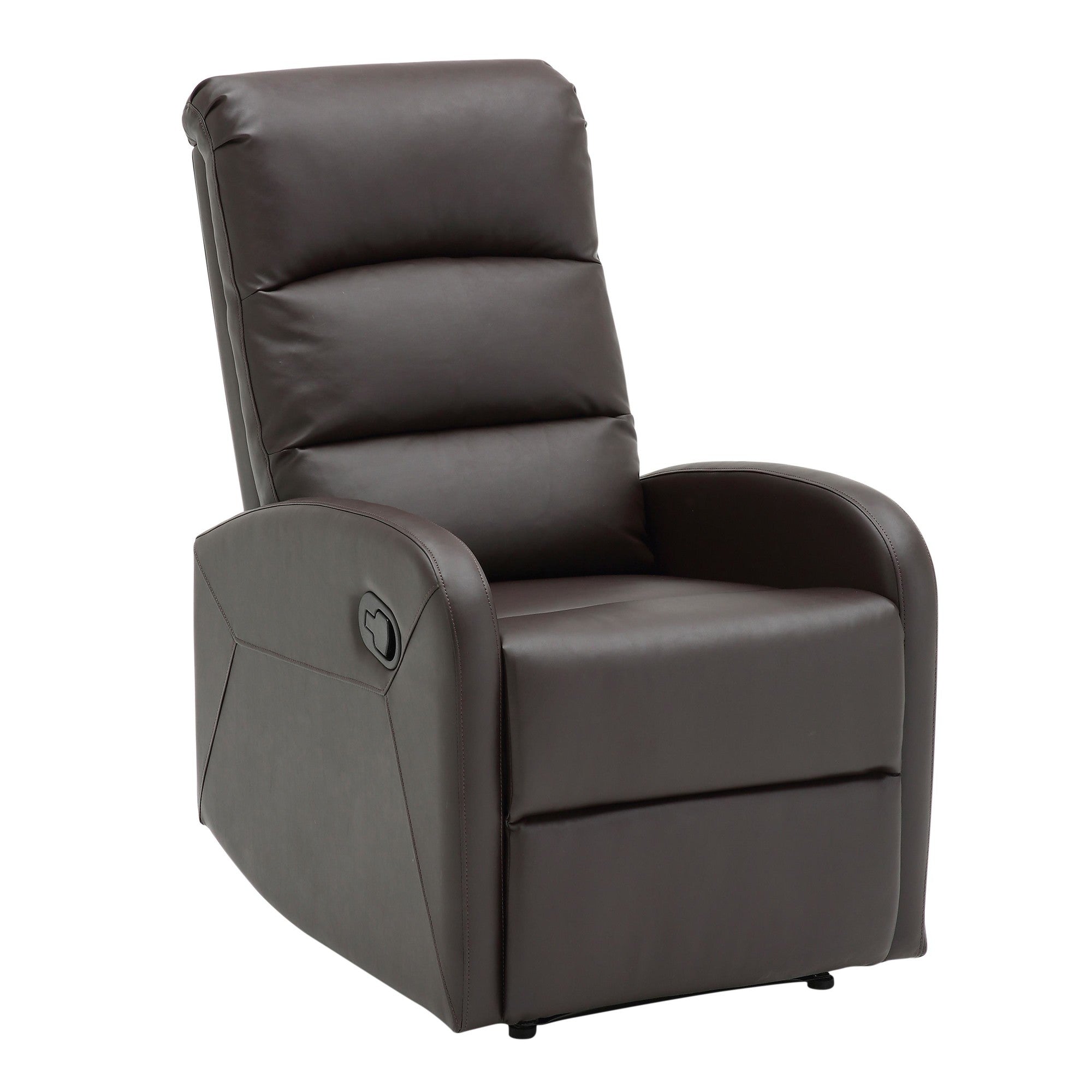 Dormi Recliner Chair - Brown PU