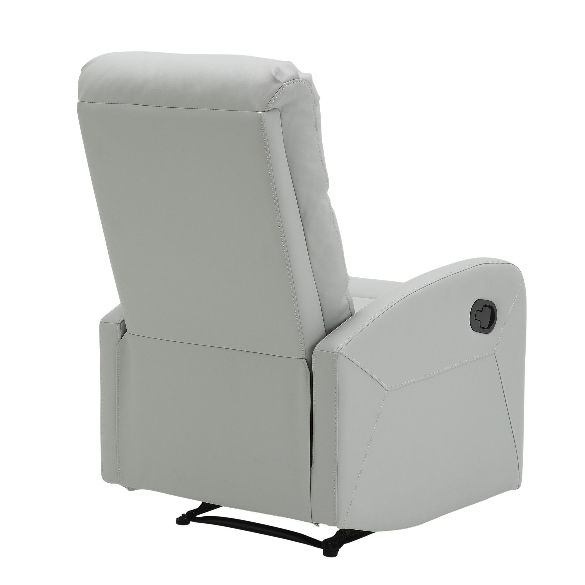 Dormi Recliner Chair - Light Grey/taupe PU