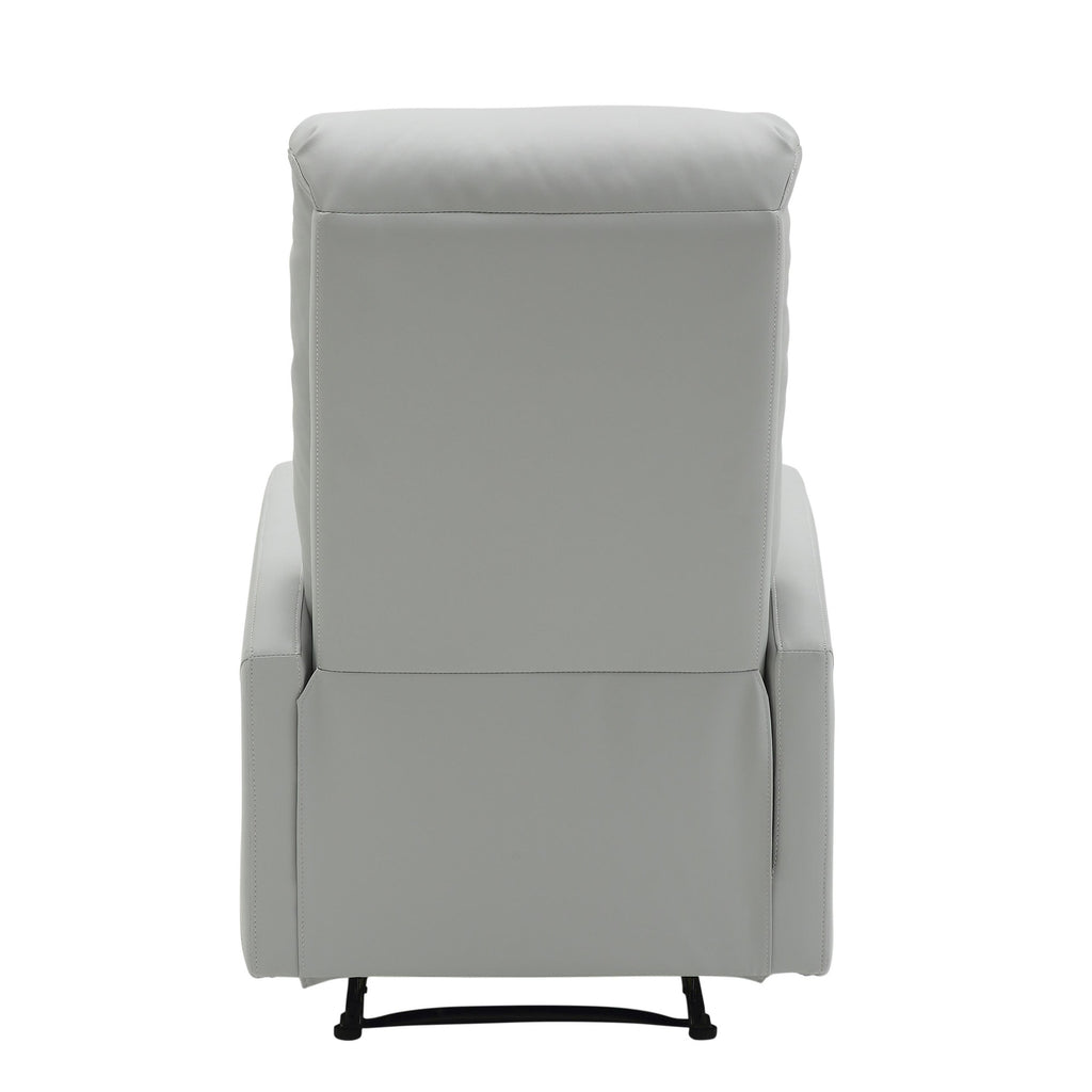 Dormi Recliner Chair - Light Grey/taupe PU