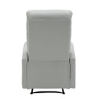 Dormi Recliner Chair - Light Grey/taupe PU