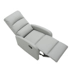 Dormi Recliner Chair - Light Grey/taupe PU
