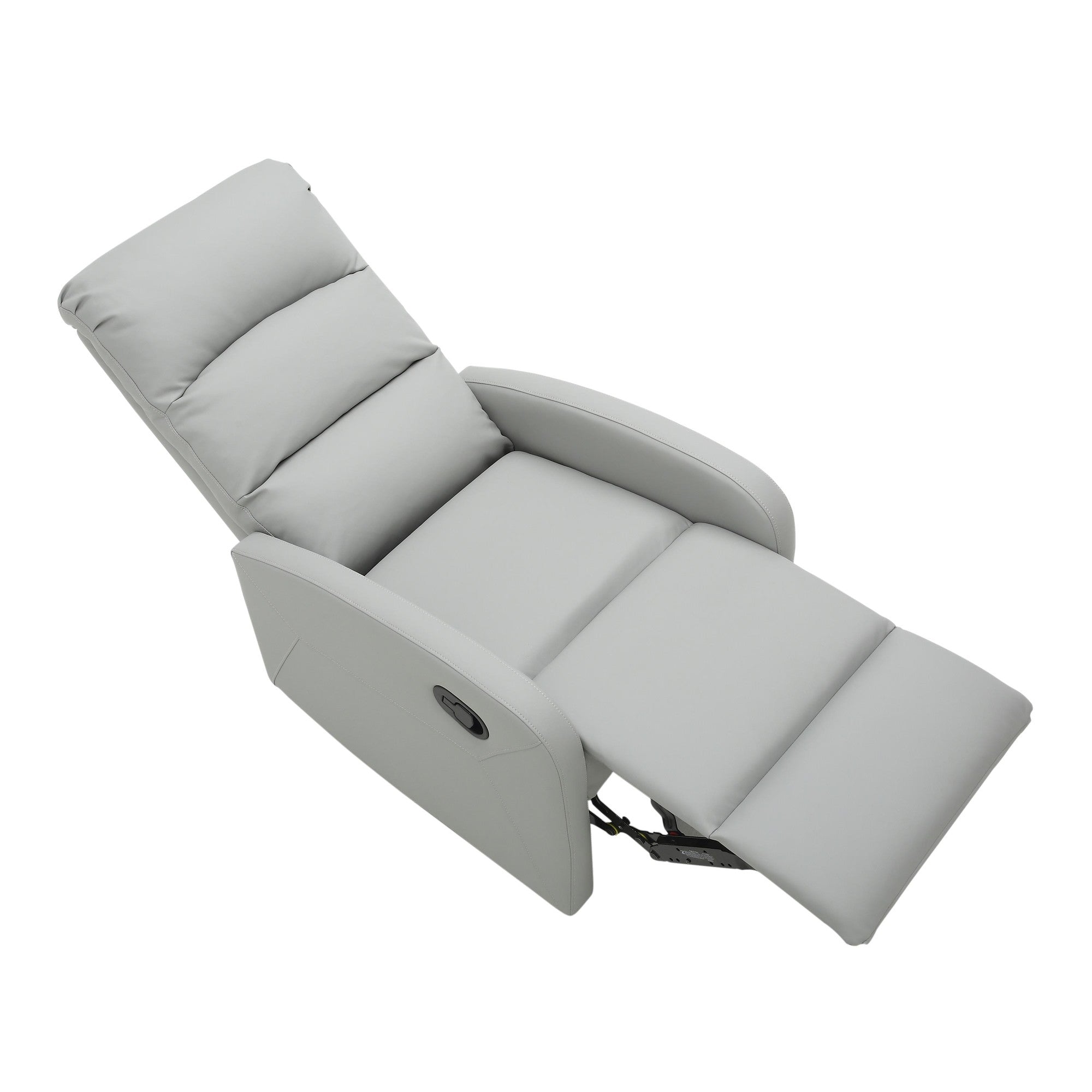 Dormi Recliner Chair - Light Grey/taupe PU