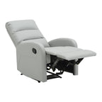 Dormi Recliner Chair - Light Grey/taupe PU