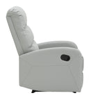 Dormi Recliner Chair - Light Grey/taupe PU