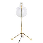 Eileen Task Lamp - Gold Metal, White Plastic