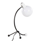 Eileen Task Lamp - Black Metal, White Plastic