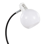 Eileen Task Lamp - Black Metal, White Plastic