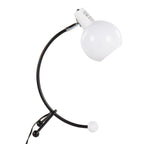 Eileen Task Lamp - Black Metal, White Plastic
