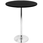 Tool-less Elia - Chrome, Black Wood