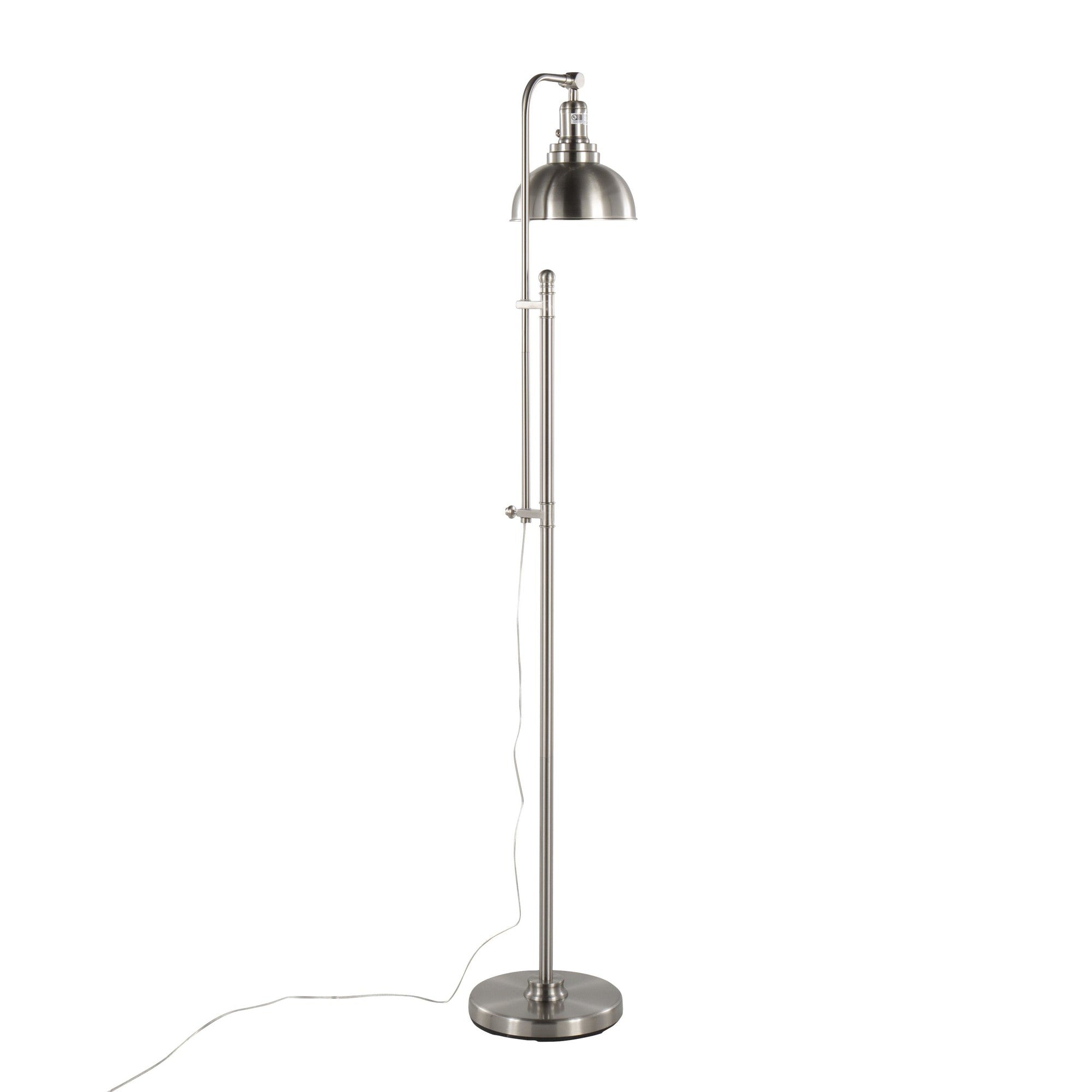 Emery Floor Lamp - Nickel