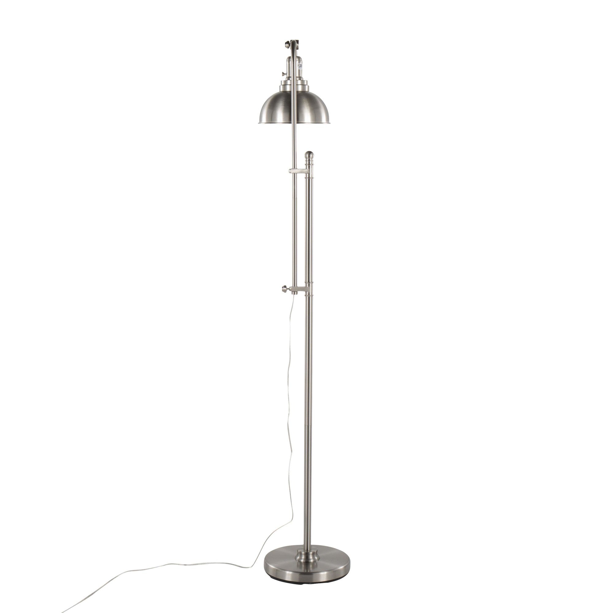 Emery Floor Lamp - Nickel
