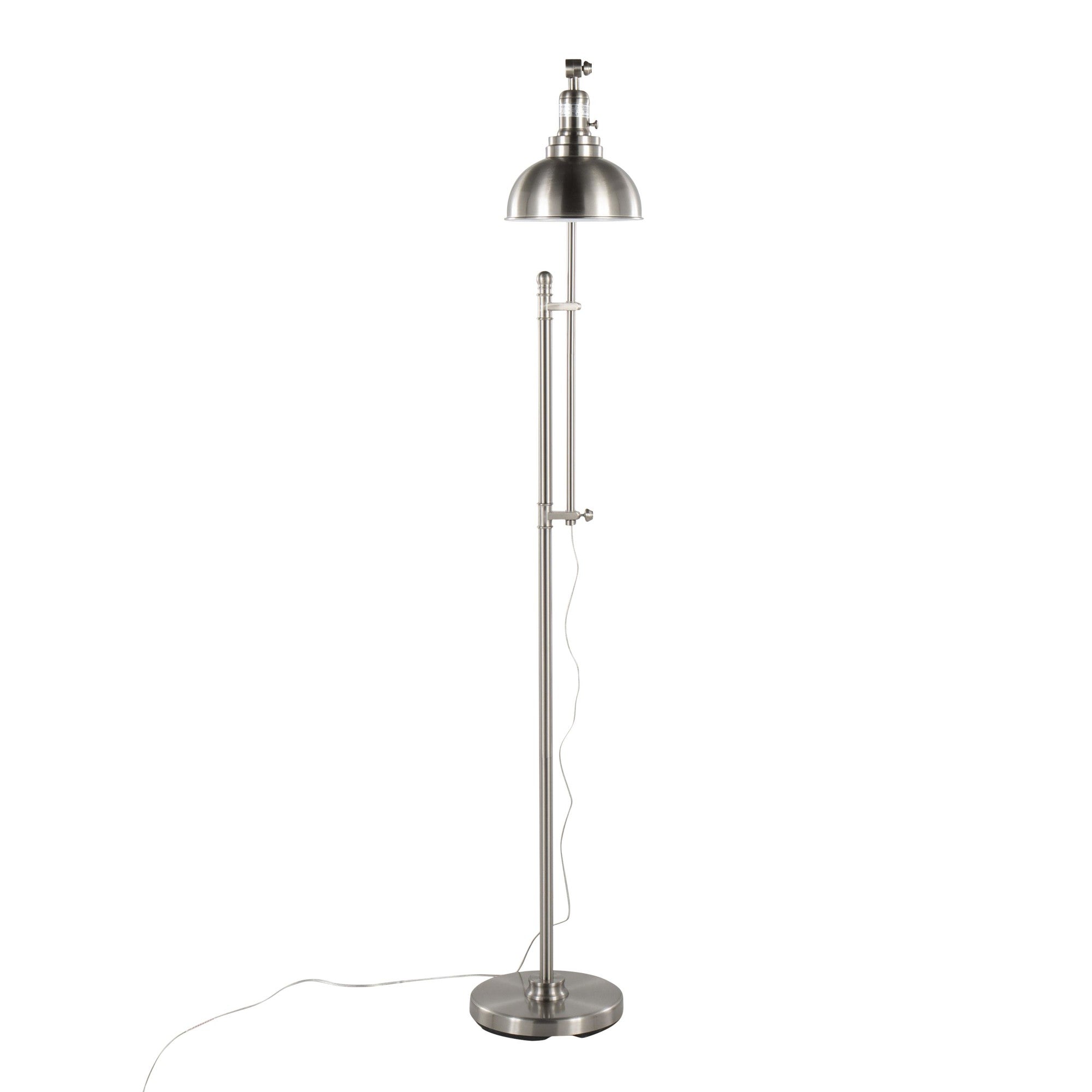 Emery Floor Lamp - Nickel