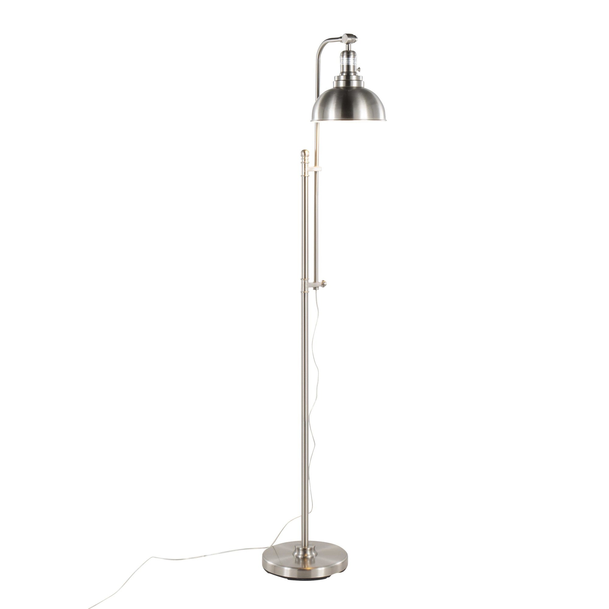 Emery Floor Lamp - Nickel
