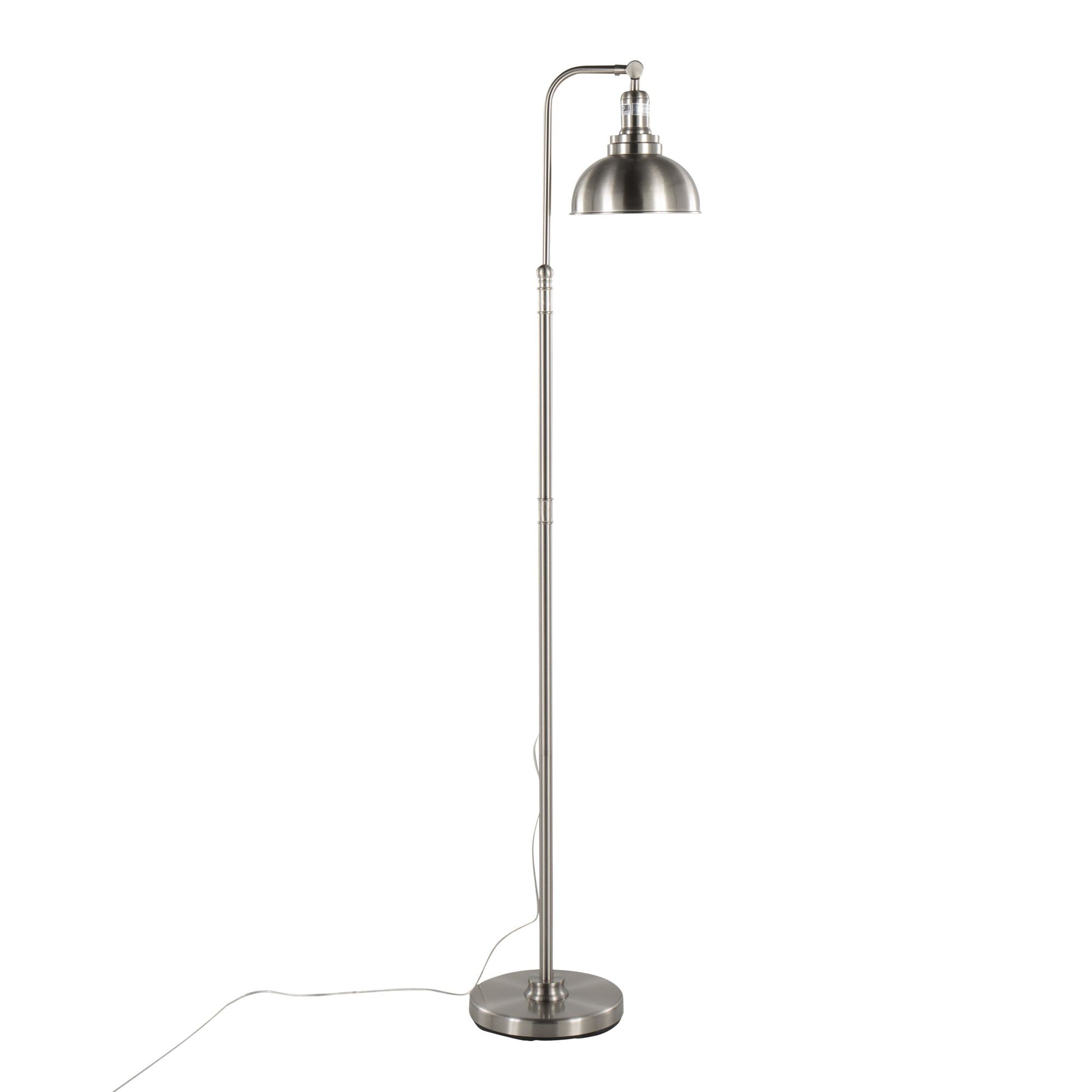 Emery Floor Lamp - Nickel