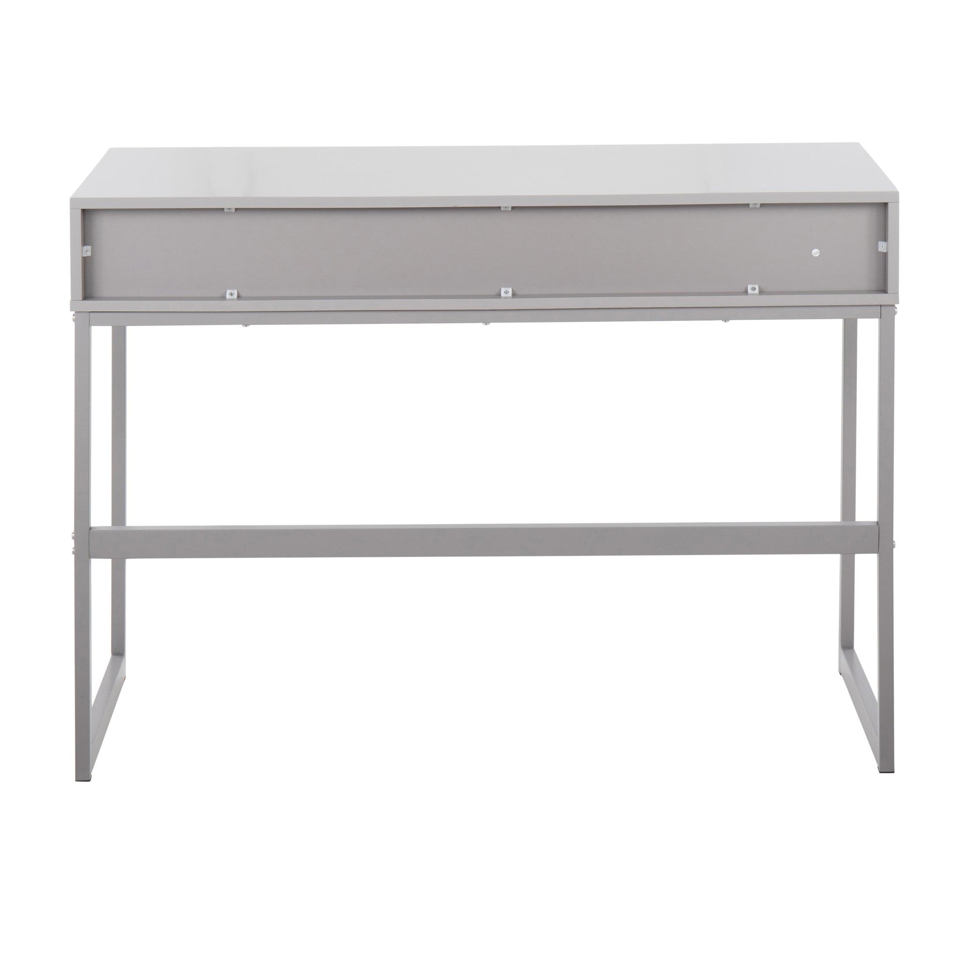 Franklin Console Table - Grey Metal, Grey Wood