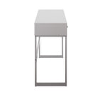 Franklin Console Table - Grey Metal, Grey Wood