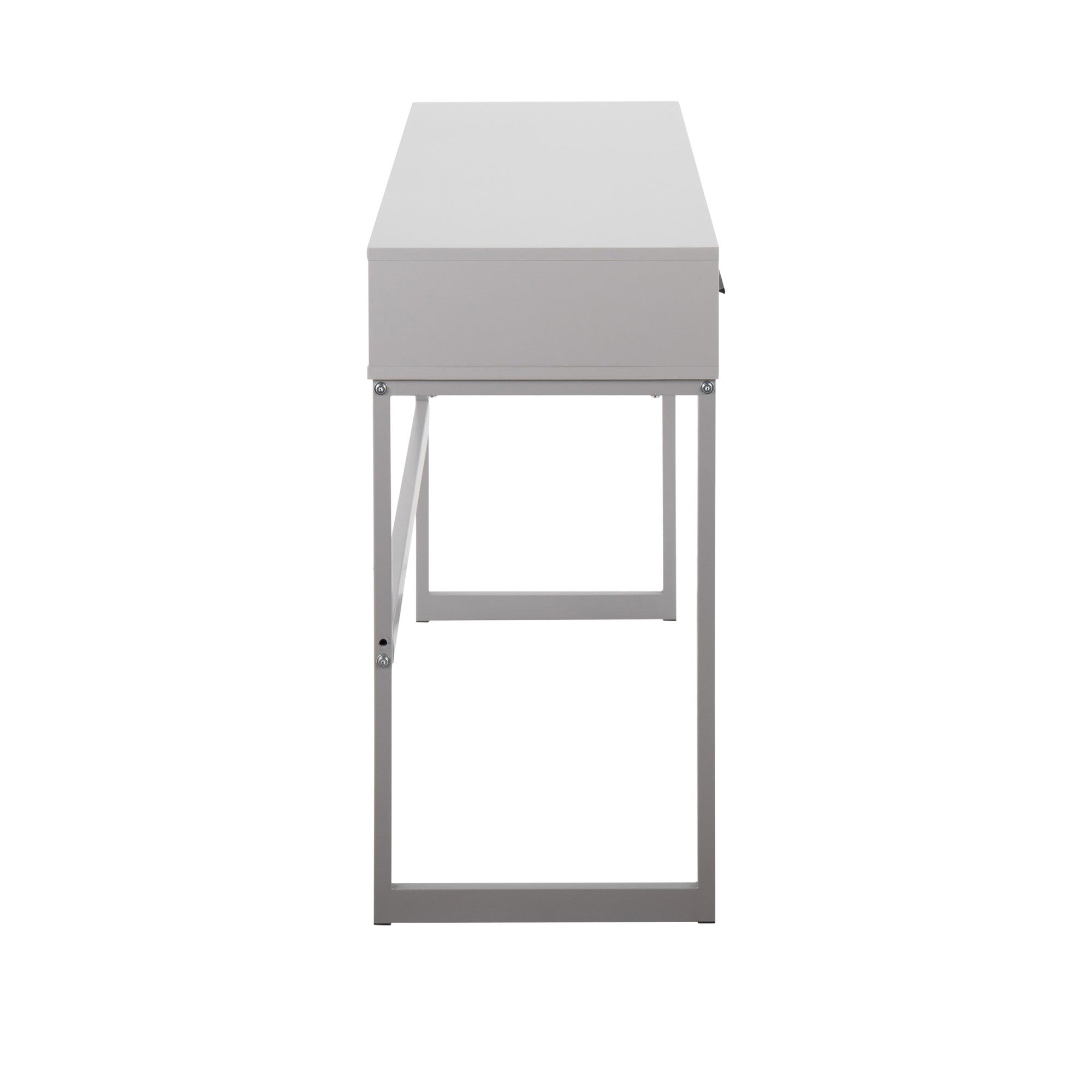 Franklin Console Table - Grey Metal, Grey Wood