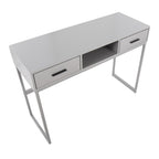 Franklin Console Table - Grey Metal, Grey Wood