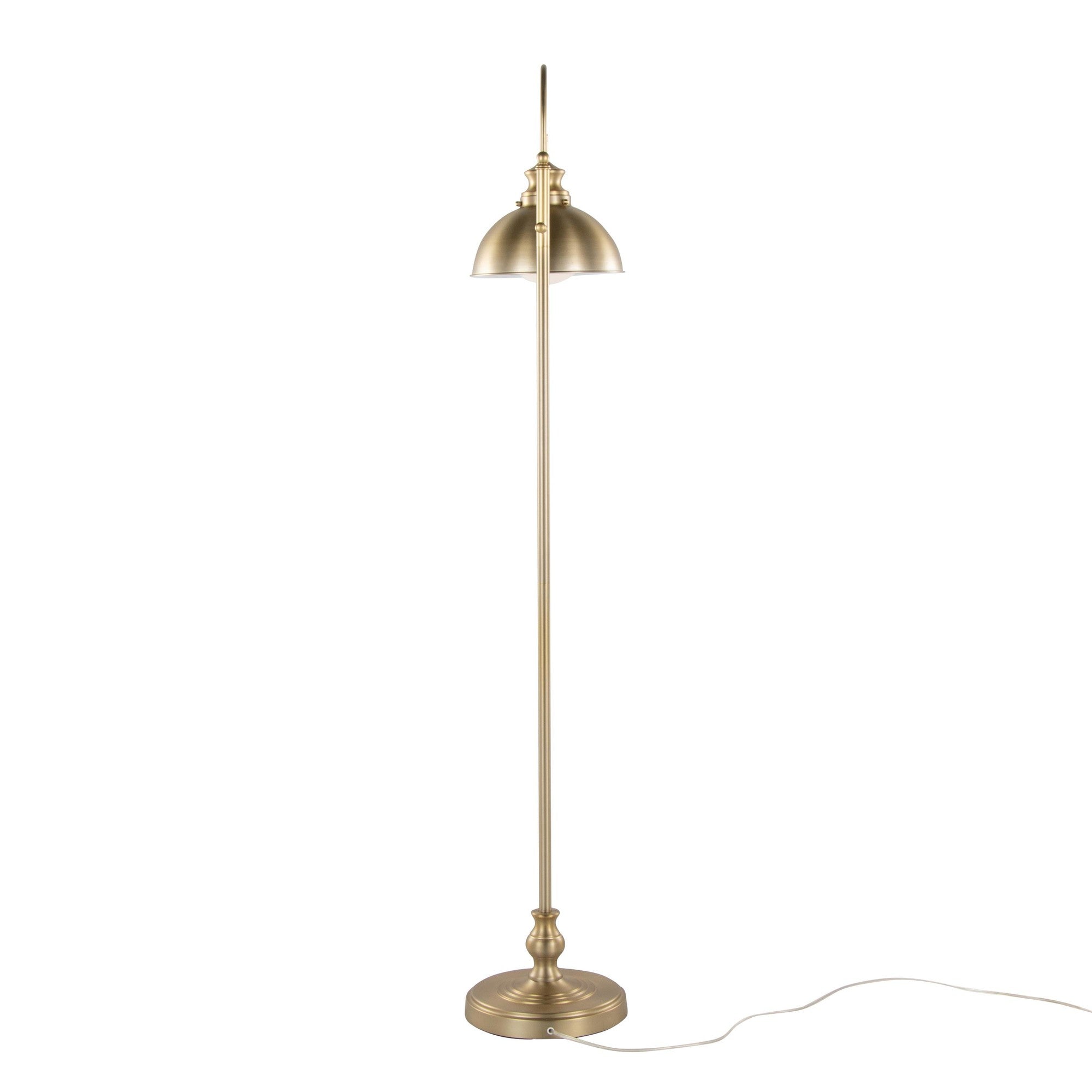 Emery Reader 64" Metal Floor Lamp - Gold Metal