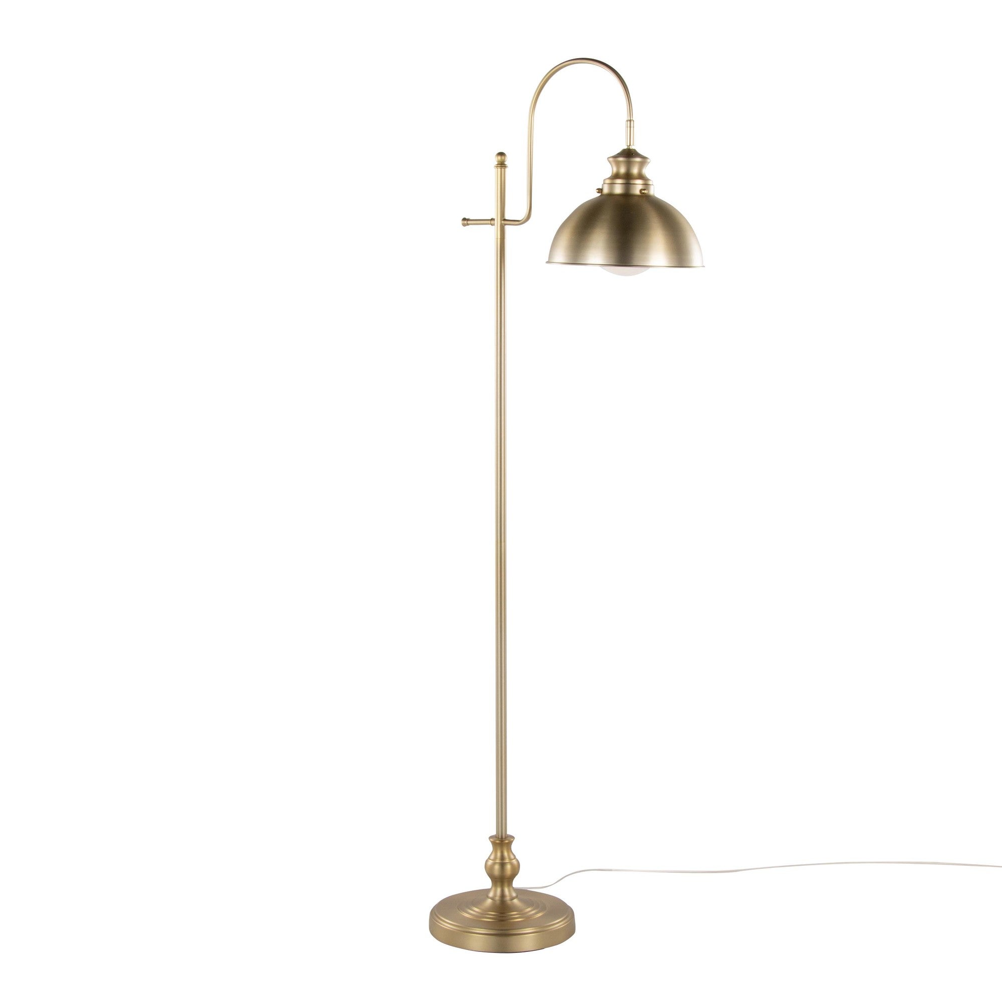 Emery Reader 64" Metal Floor Lamp - Gold Metal