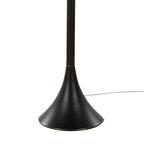 Lenuxe 65" Metal Floor Lamp - Oil Rubbed Bronze, Natural Linen