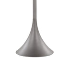 Marla 65” Metal Floor Lamp - Cast Iron, Clear Crystal, White Linen