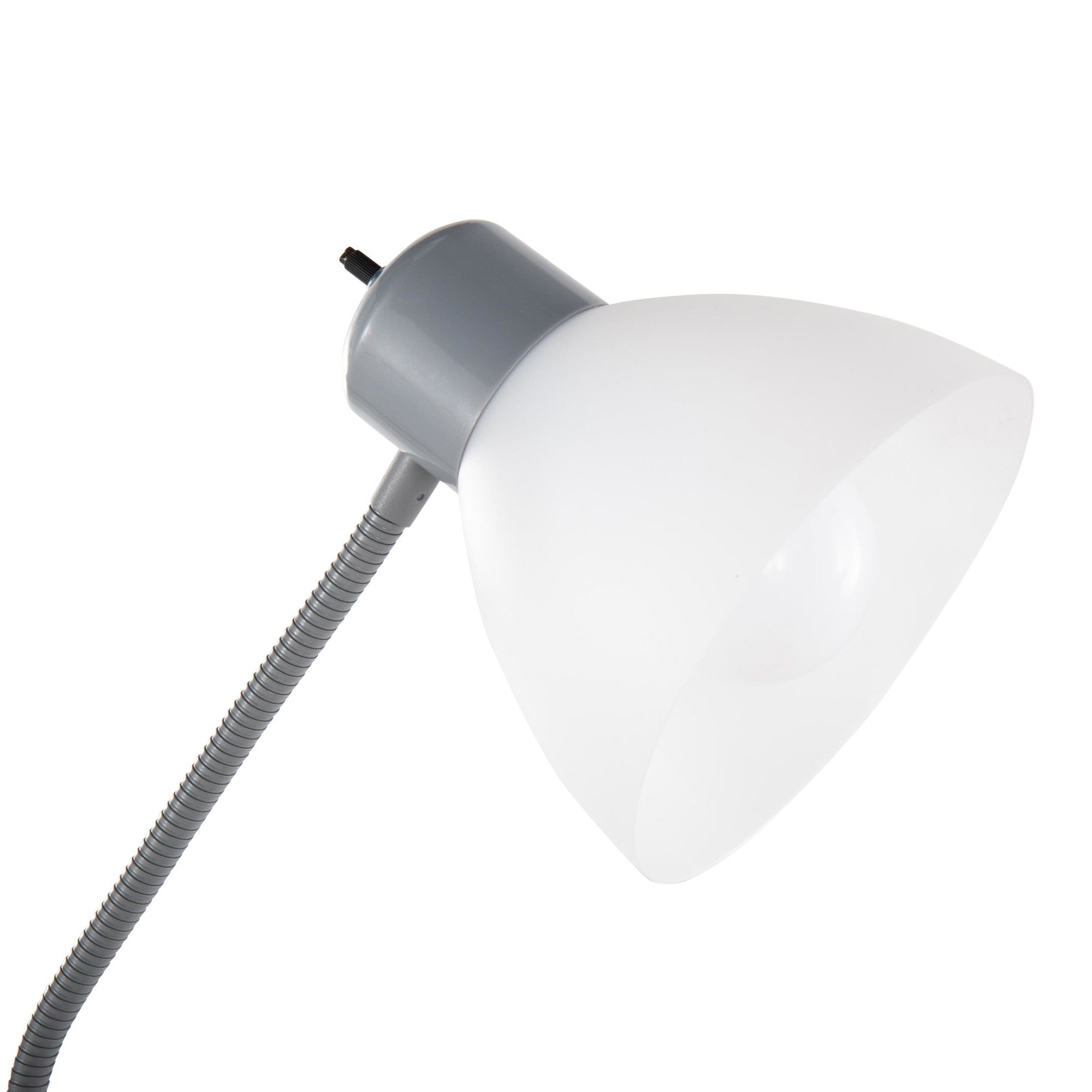 Dual Pix 72" Metal Floor Lamp - Silver Metal, Frosted White Plastic