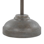 Griffin 61" Polyresin Floor Lamp - Acid Griffin Wood Poly, White Linen