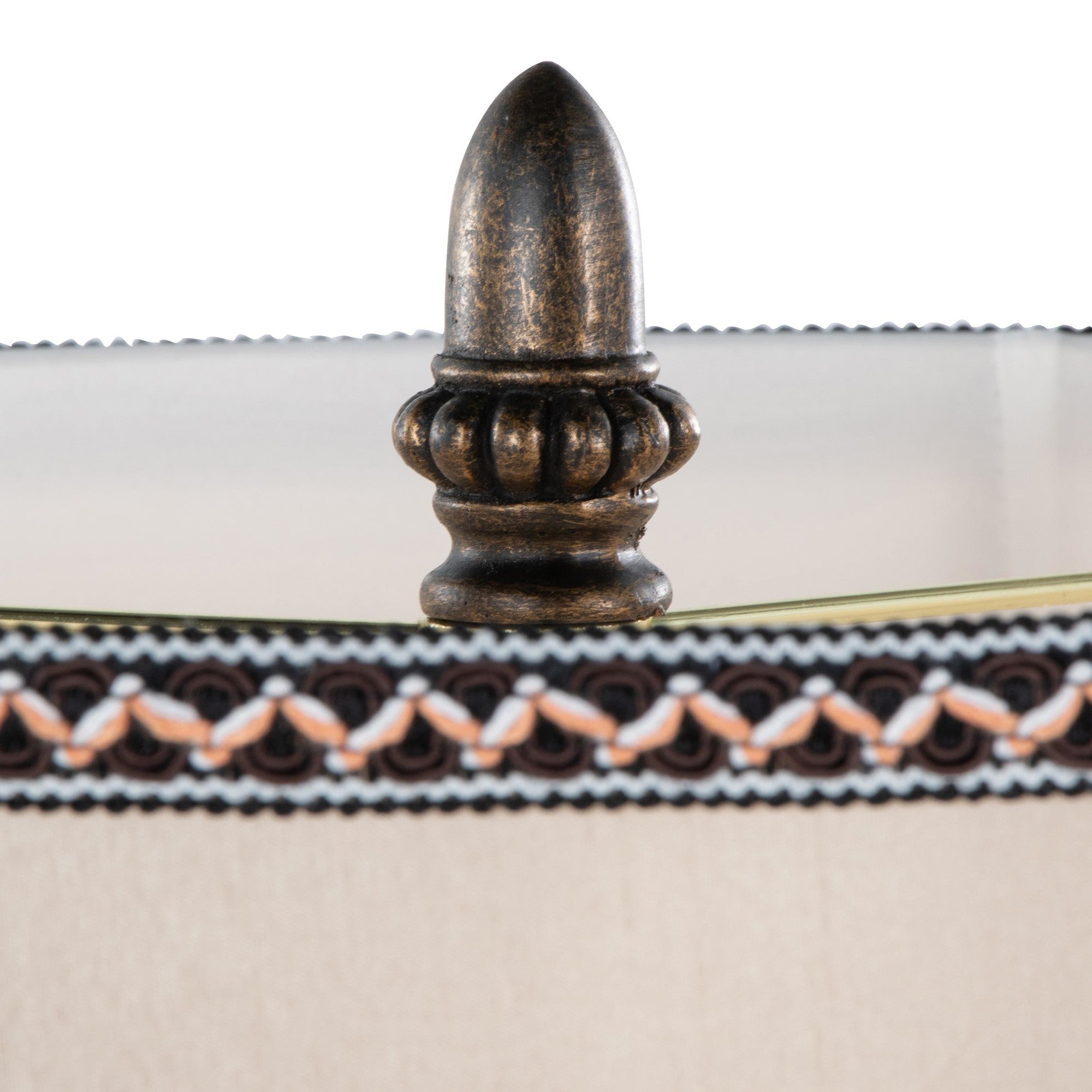 Elephant 27" Polyresin Table Lamp - Set of 2 - Bronze Polyresin, Natural Linen