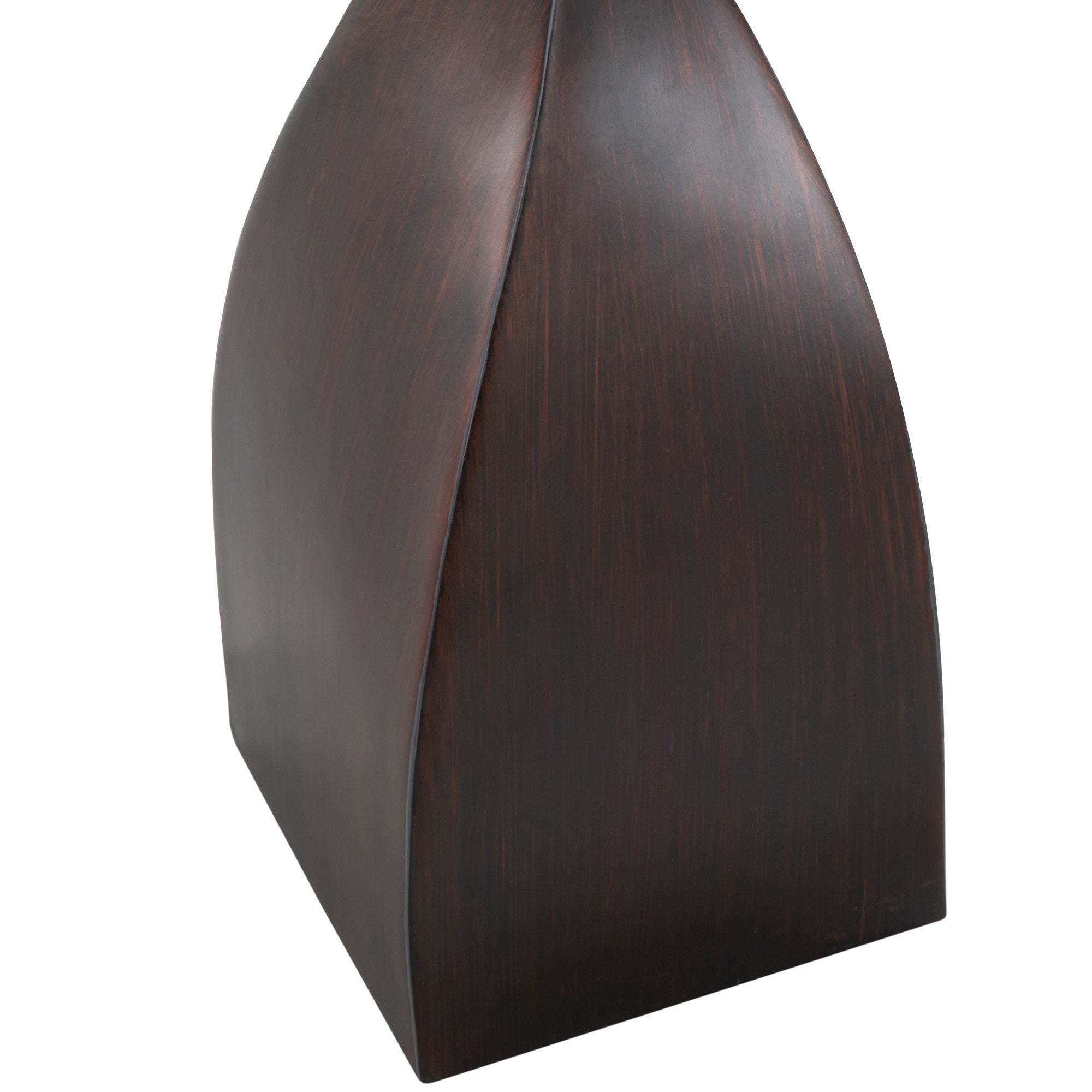 Curvo 30" Polyresin Table Lamp - Set of 2 - Copper Bronze Polyresin, Natural Linen