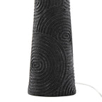 Kona 31" Polyresin Table Lamp - Set of 2 - Matte Black Polyresin, Modern Brass