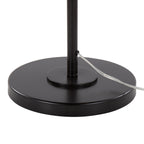 April 72" Metal Floor Lamp - Oil Bronze Metal, Natural Linen