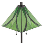 Ren 30" Table Lamp - Oil Rubbed Bronze Metal, Green Glass
