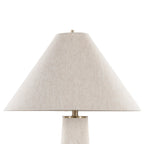 Kona 28" Metal Table Lamp - Set of 2 - Brass Metal, Natural Linen