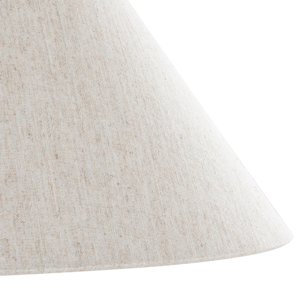 Kona 28" Metal Table Lamp - Set of 2 - Brass Metal, Natural Linen