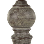 Winston 32" Polyresin Table Lamp - Set of 2 - Reclaimed Grey Polyresin, Oat Linen