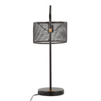 Mod Mesh 27" Metal Task Lamp With Usb - Set of 2 - Oil Bronze, Painted Gold Metal