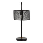 Mod Mesh 27" Metal Task Lamp With Usb - Set of 2 - Oil Bronze, Painted Gold Metal