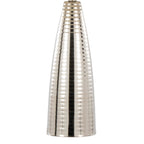 Maya 27" Metal Table Lamp - Set of 2 - Polished Nickel, White Linen